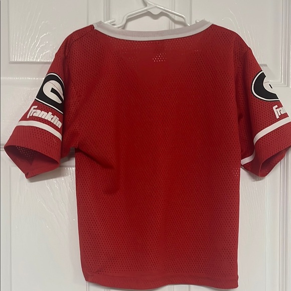 Kids Red Georgia Sports Jersey - Picture 3 of 6